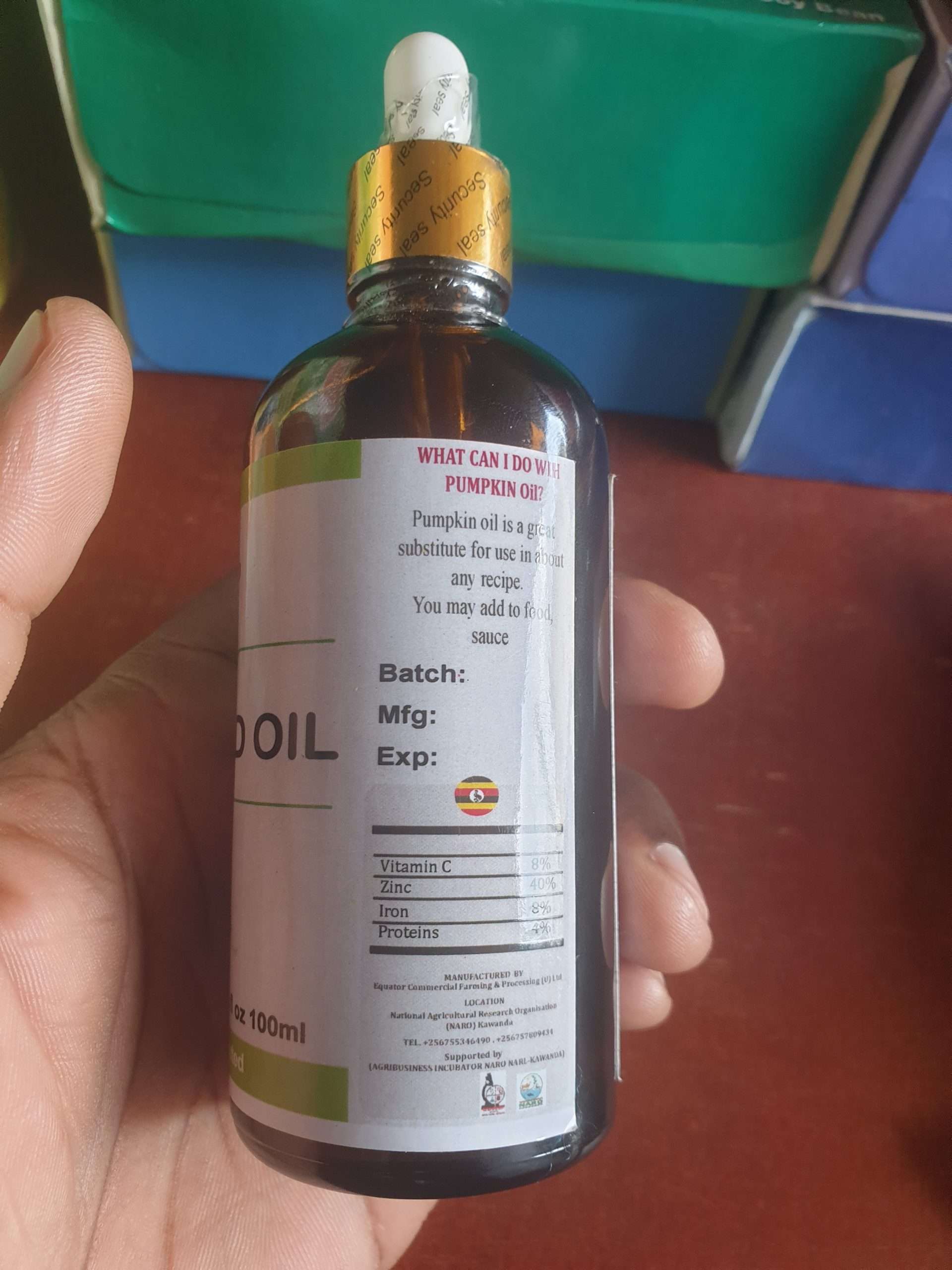 Pumpkin seed Oil