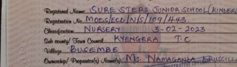 SURE STEPS JUNIOR SCHOOL