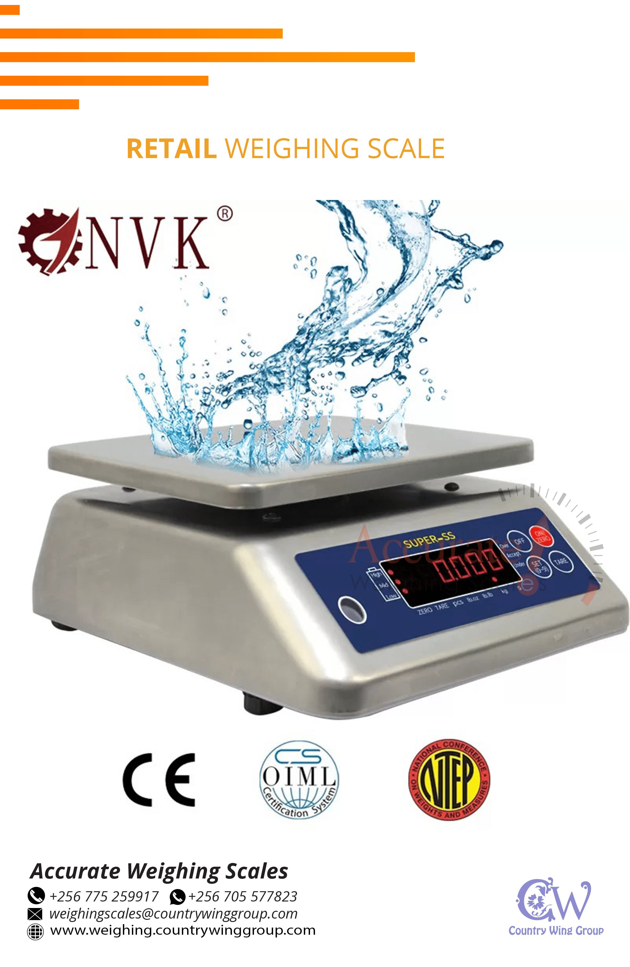 rustproof weighing scales