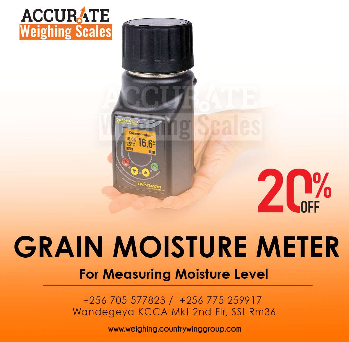 moisture meter for grains