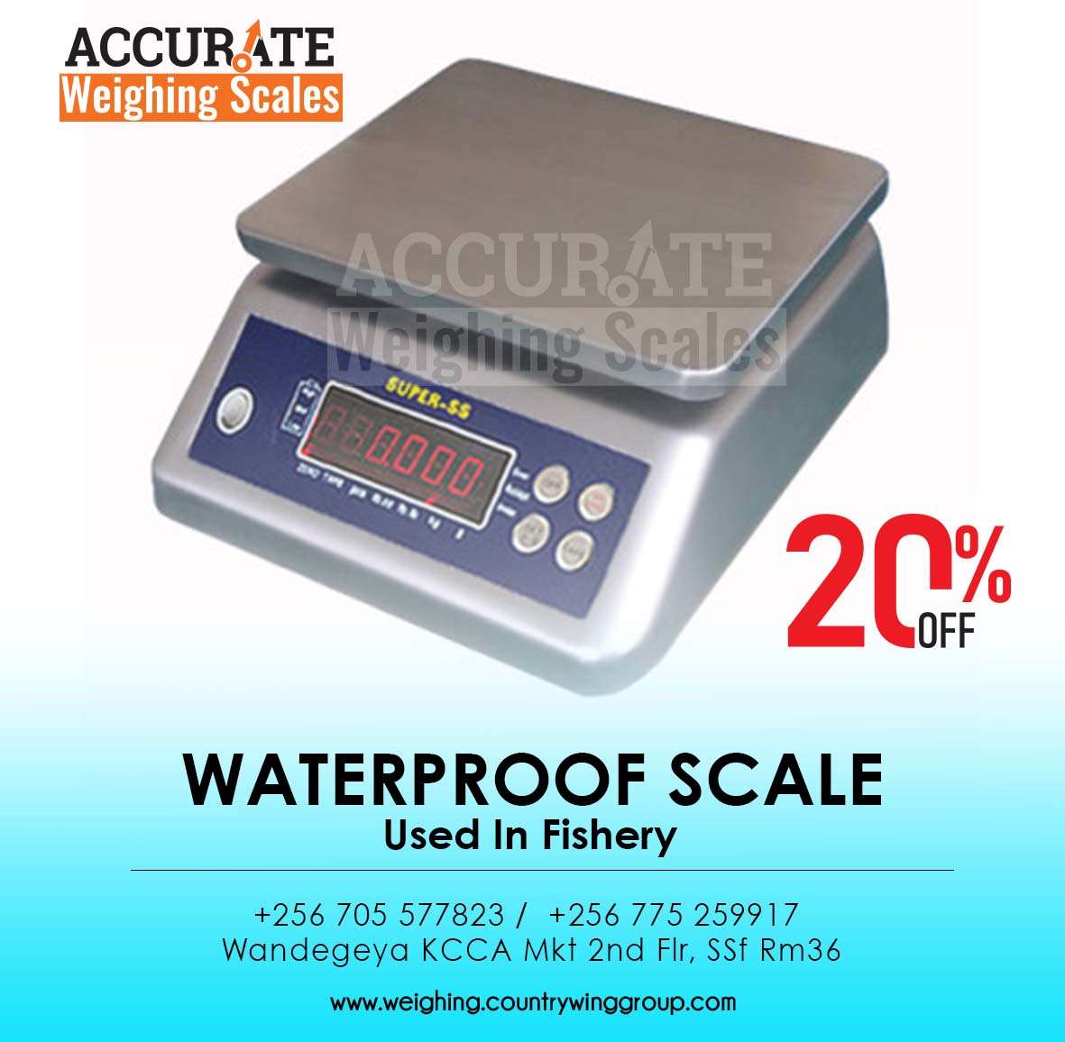 wash down weighing scale