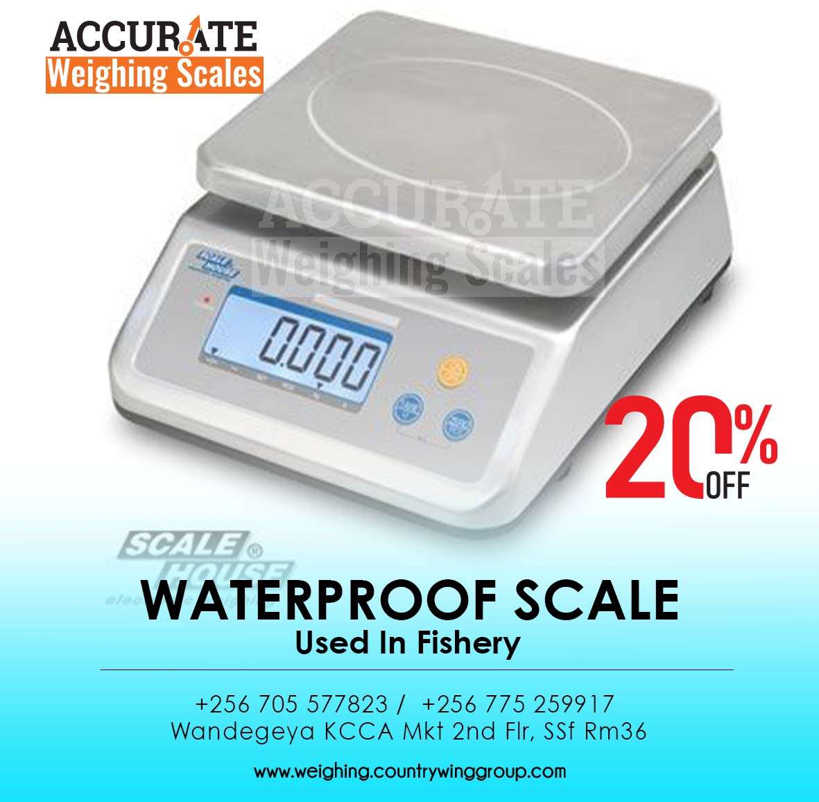 washable weighing scales