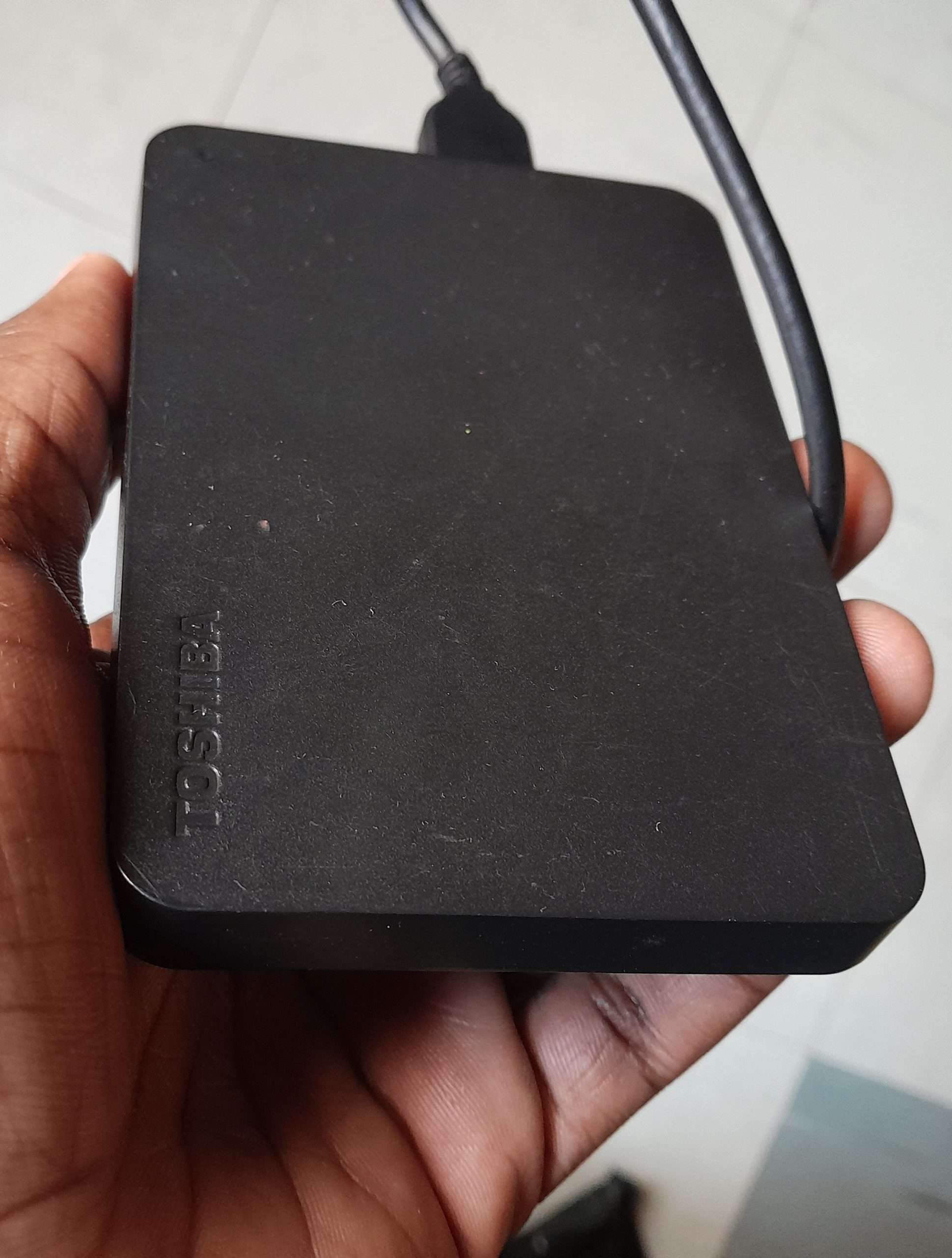 Toshiba external 500GB disk
