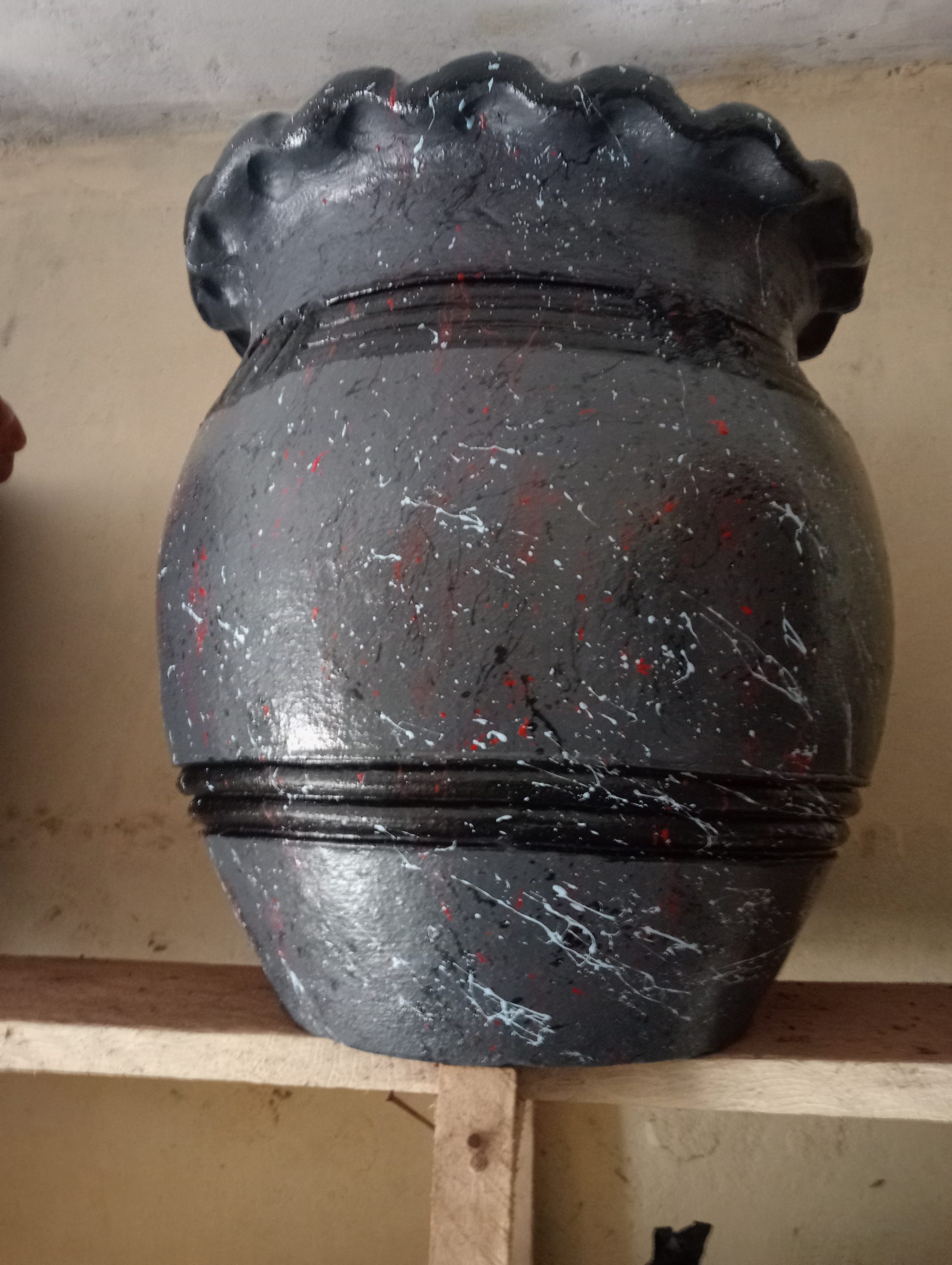 Coloured Clay Flower Pots