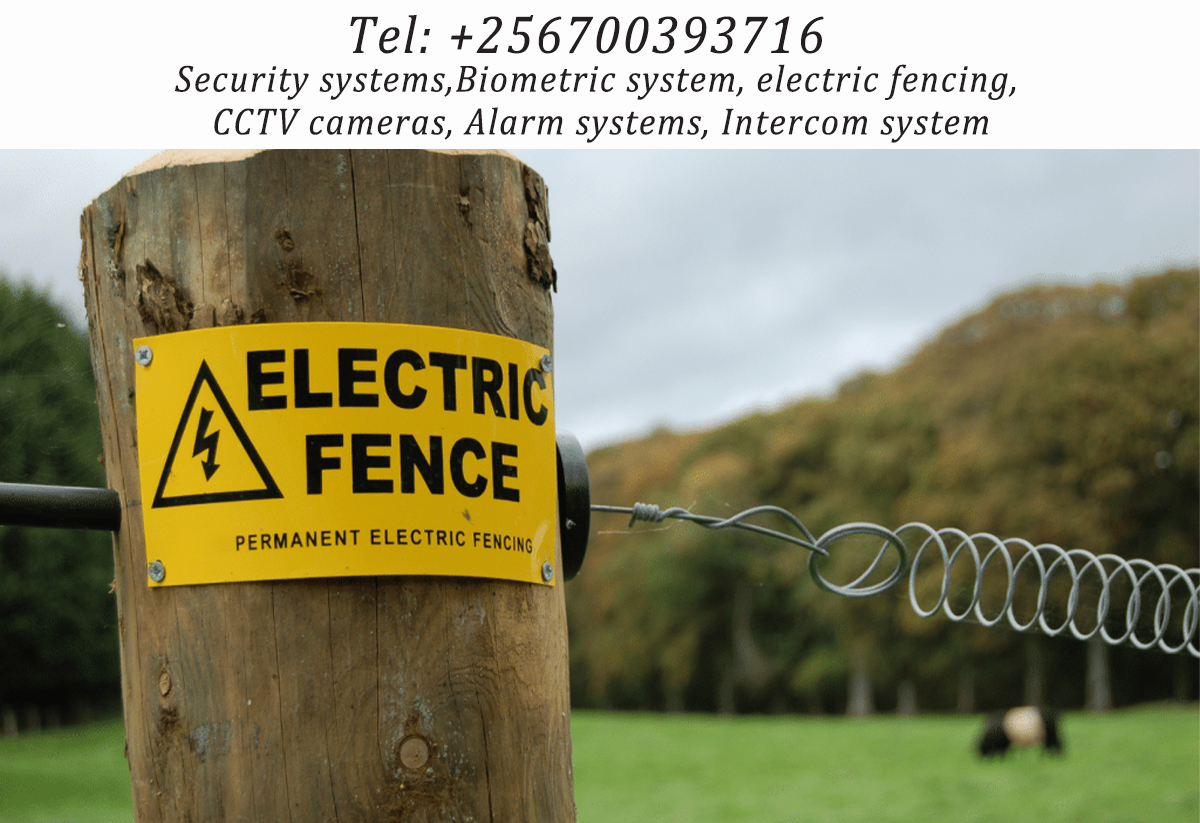 Electric fencing in Uganda