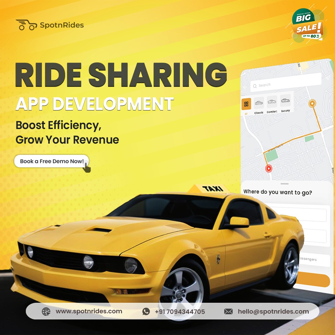 SpotnRides:Taxi App Solution