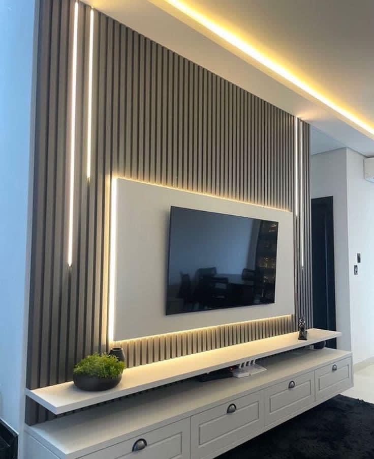Tv wall unit