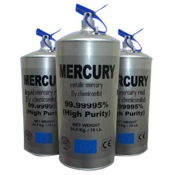 Pure Red liquid Mercury