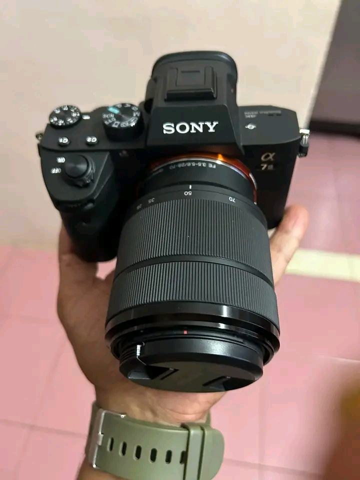 Sony A7iii camera