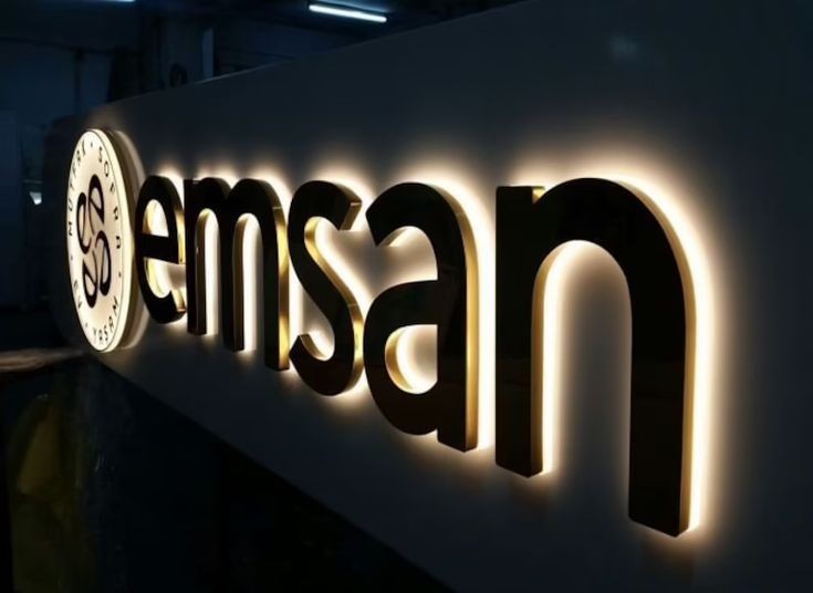 3D signage installation